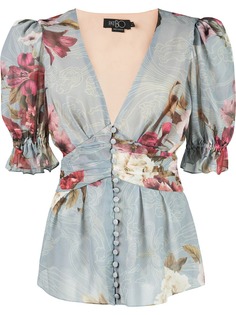 Patbo блузка с пышными рукавами и цветочным принтом