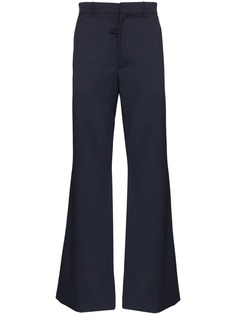 Martine Rose flared wool trousers