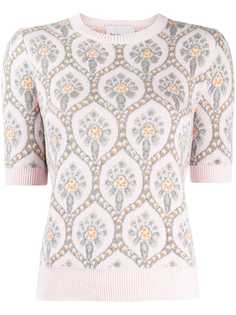 be blumarine embroidered jumper