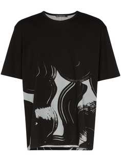 Issey Miyake swirl print T-shirt