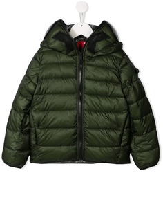 Ai Riders On The Storm Kids technical check padded jacket