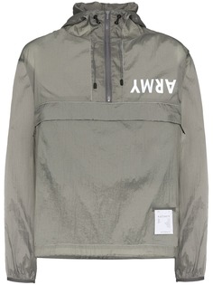 Satisfy hooded windbreaker jacket