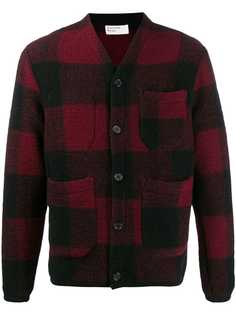Universal Works check print cardigan