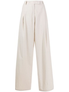 Maison Flaneur wide leg trousers