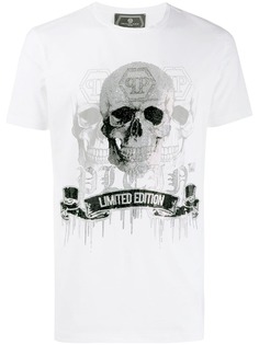 Philipp Plein футболка с принтом Skull