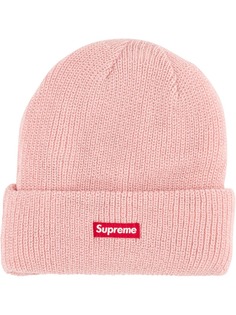 Supreme шапка бини с логотипом