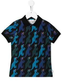 Paul Smith Junior рубашка-поло с принтом