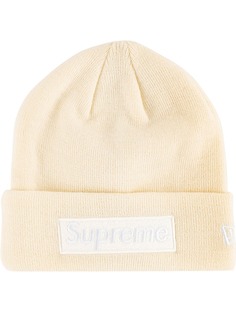 Supreme шапка бини New Era с логотипом