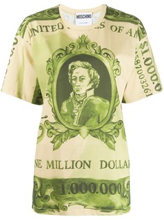 Moschino Watercolour Money print T-shirt