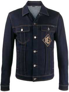 Dolce & Gabbana джинсовая куртка с нашивкой-логотипом