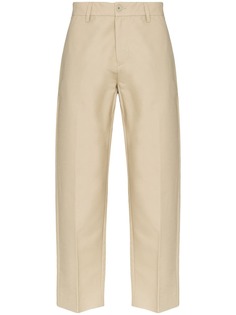 Maison Kitsuné cropped tailored trousers