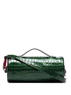 Tara Zadeh Cyrus crocodile-effect shoulder bag