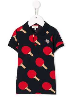 Paul Smith Junior рубашка-поло Ping-Pong Bat