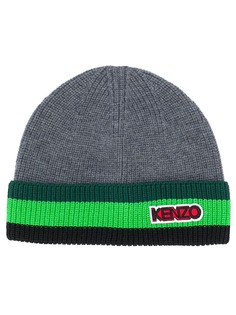 Kenzo шапка бини с вышитым логотипом
