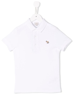Paul Smith Junior рубашка-поло с нашивкой