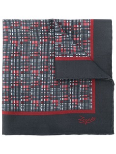 Ermenegildo Zegna шарф с вышитым логотипом