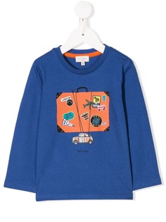 Paul Smith Junior топ с принтом