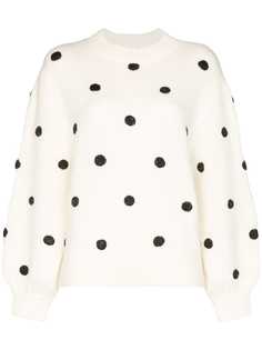 Rixo Ariana polka-dot sweater