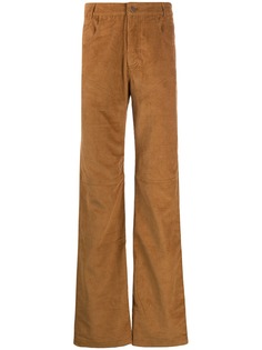 Telfar textured flared trousers