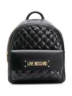 Love Moschino стеганый рюкзак