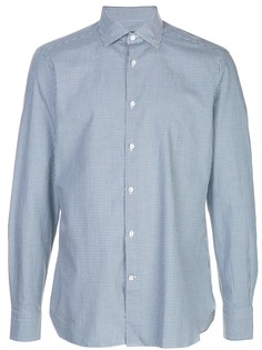 Ermenegildo Zegna рубашка в мелкую клетку