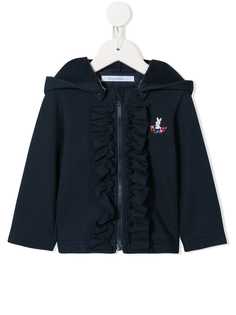 Familiar толстовка на молнии с капюшоном и оборками