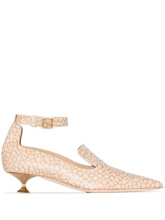 Burberry ankle strap pumps