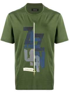 Z Zegna футболка с принтом