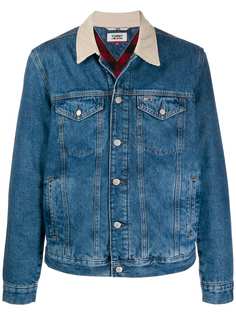 Tommy Jeans джинсовая куртка с контрастным воротником