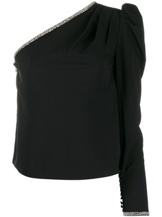 Self-Portrait декорированный топ на одно плечо