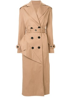 Ruban belted trench coat
