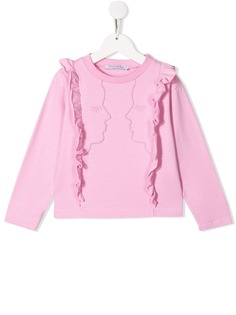 Vivetta Kids face frill jumper