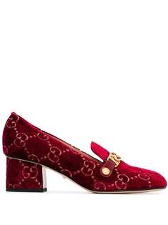 Gucci туфли на каблуке Sylvie 55