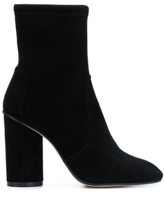 Stuart Weitzman ботильоны на наборном каблуке