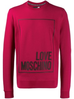 Love Moschino толстовка с логотипом