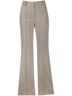 Eudon Choi high-waist checked trousers