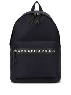 A.P.C. logo band backpack