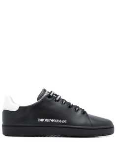 Emporio Armani кеды на шнуровке