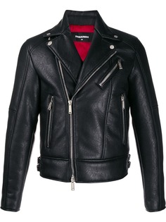 Dsquared2 байкерская куртка с пряжками