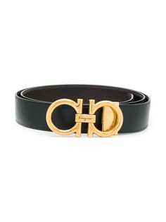 Salvatore Ferragamo ремень с пряжкой Double Gancio