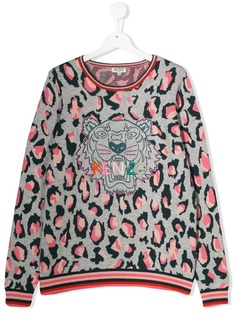 Kenzo Kids джемпер с вышивкой