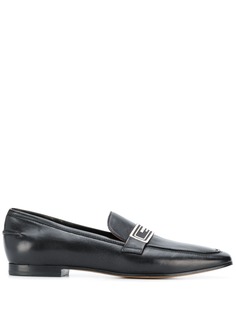 Emporio Armani лоферы с металлическим логотипом