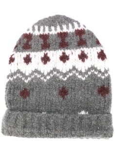 Eleventy embroidered beanie hat