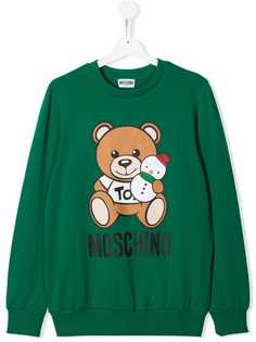 Moschino Kids толстовка с логотипом