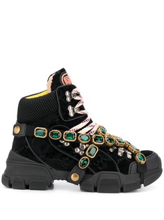 Gucci кроссовки Flashtrek на массивной подошве