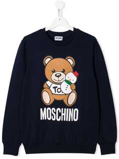 Moschino Kids толстовка с логотипом