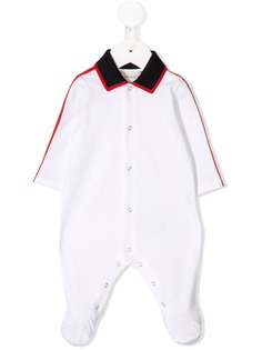 Gucci Kids пижама с отделкой в полоску