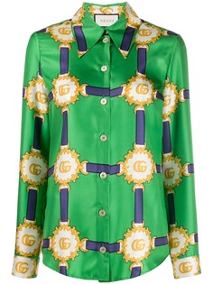 Gucci рубашка с принтом