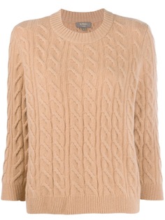 N.Peal boxy round neck jumper