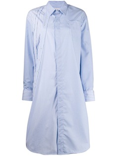 A.F.Vandevorst платье-рубашка Dexter в полоску